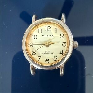 Gold and Cream Watch Face